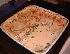 Potato And Smoked Salmon Lasagna