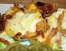 Potato Casserole With Fried Onions