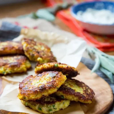 Potato &Amp; Cheese Latkes With Apple Pear Sauce