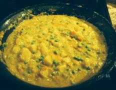 Potato Curry With Peas And Carrots