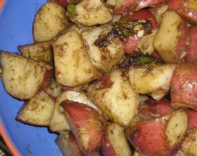 Potato Fried In Garlic Chauke Aaloo