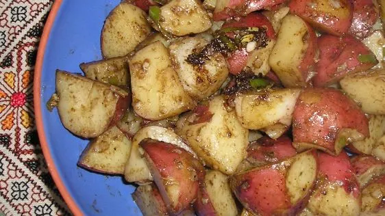 Potato Fried In Garlic Chauke Aaloo