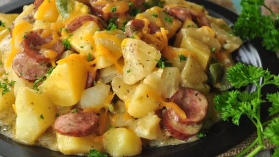 Potato Kielbasa Skillet