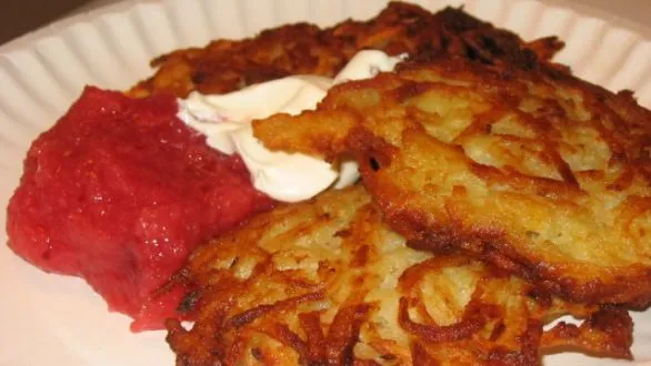 Potato Latkes Jewish Potato Pancakes