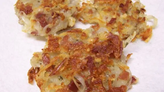 Potato Pancakes W/Katenspeck And Cheese