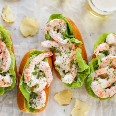 Potato Shrimp Summer Rolls