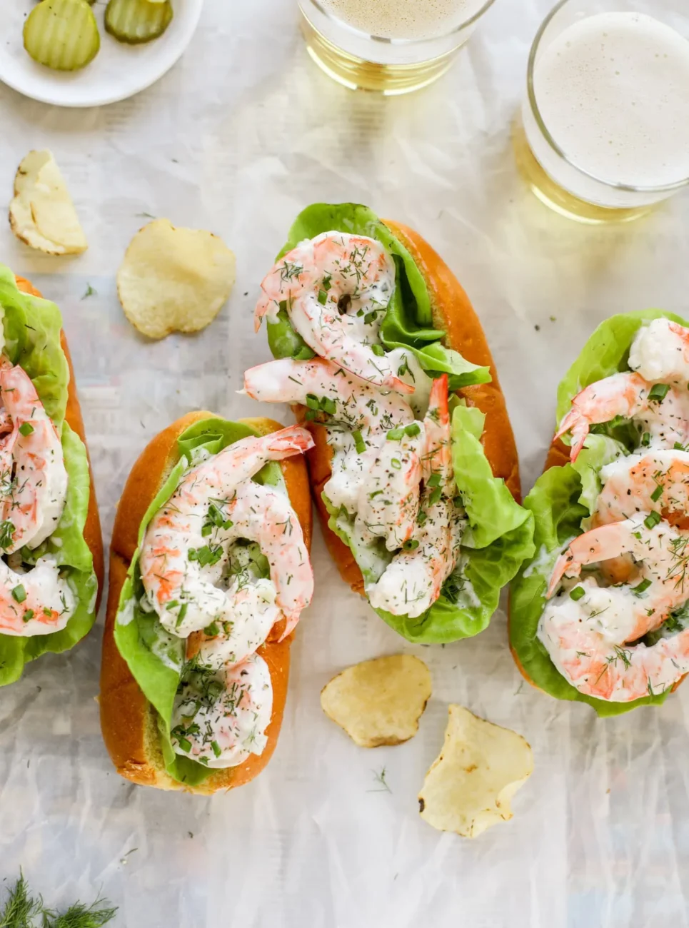 Potato Shrimp Summer Rolls