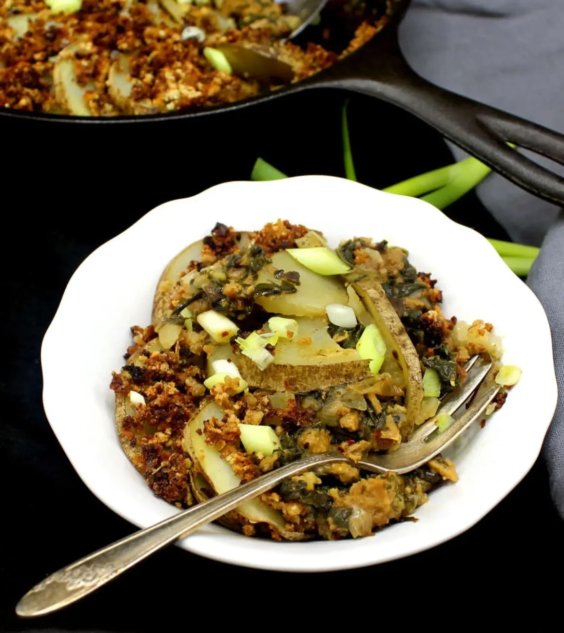 Potato Spinach Casserole