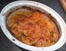 Potatoes And Caramelized Onion Casserole