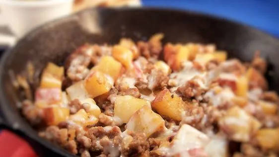 Potatoes And Sausage Skillet Fry