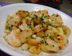 Potatoes Sauteed With Shrimp