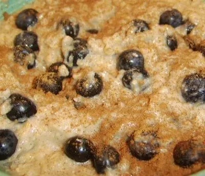 Power Oatmeal With Blueberries And Flax