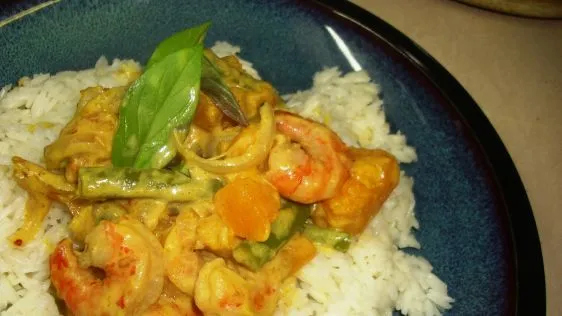 Prawn And Pumpkin Coconut Milk