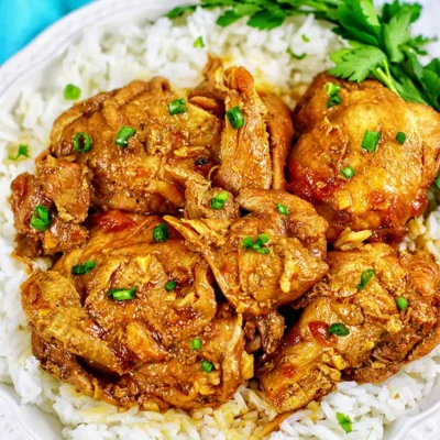 Pressure Cooker Chicken Adobo