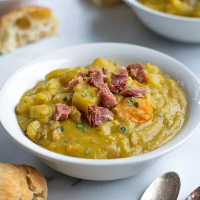 Pressure Cooker Split Pea Soup With Ham