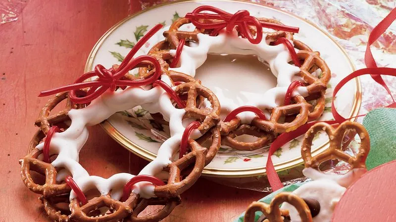 Pretzel Wreaths