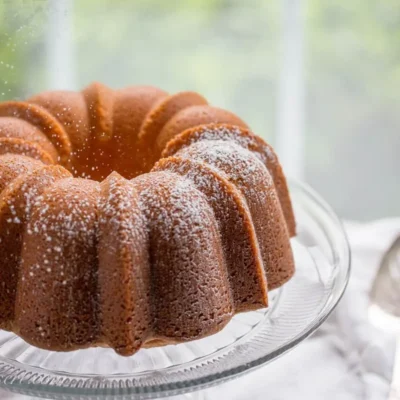 Prize Winning Almond Bundt Cake