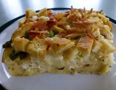 Prosciutto And Goat Cheese Strata