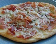 Prosciutto Rosemary Flat Pizza