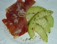 Prosciutto With Marinated Melon