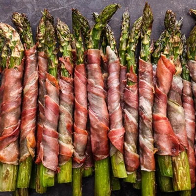 Prosciutto- Wrapped Asparagus