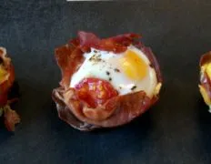 Prosciutto Wrapped Egg Cups