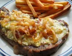 Pub Style Peppered Stilton Steaks With