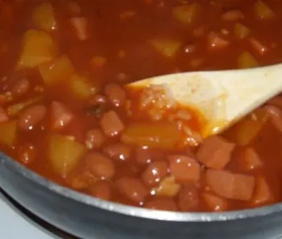 Puerto Rican Rice And Beans - Pink Beans