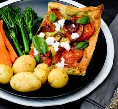 Puff Pastry Tomato Tart