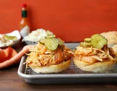 Pulled Chicken Sandwiches Crock Pot