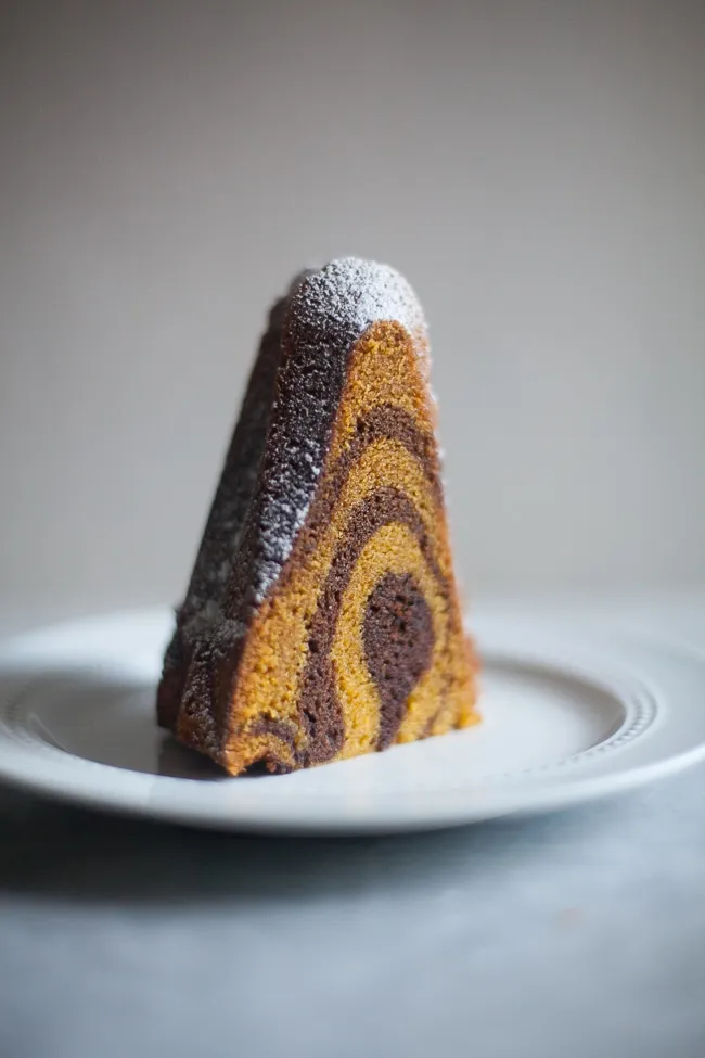 Pumpkin And Chocolate Layer Cake