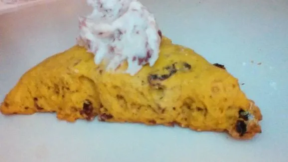 Pumpkin And Cranberry Scones With