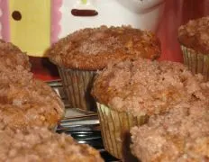 Pumpkin Apple Streusel Muffins