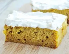 Pumpkin Bars