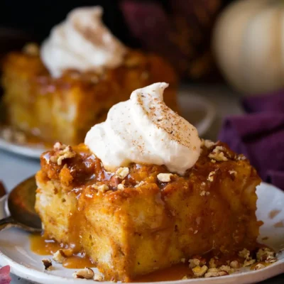 Pumpkin Bread Pudding