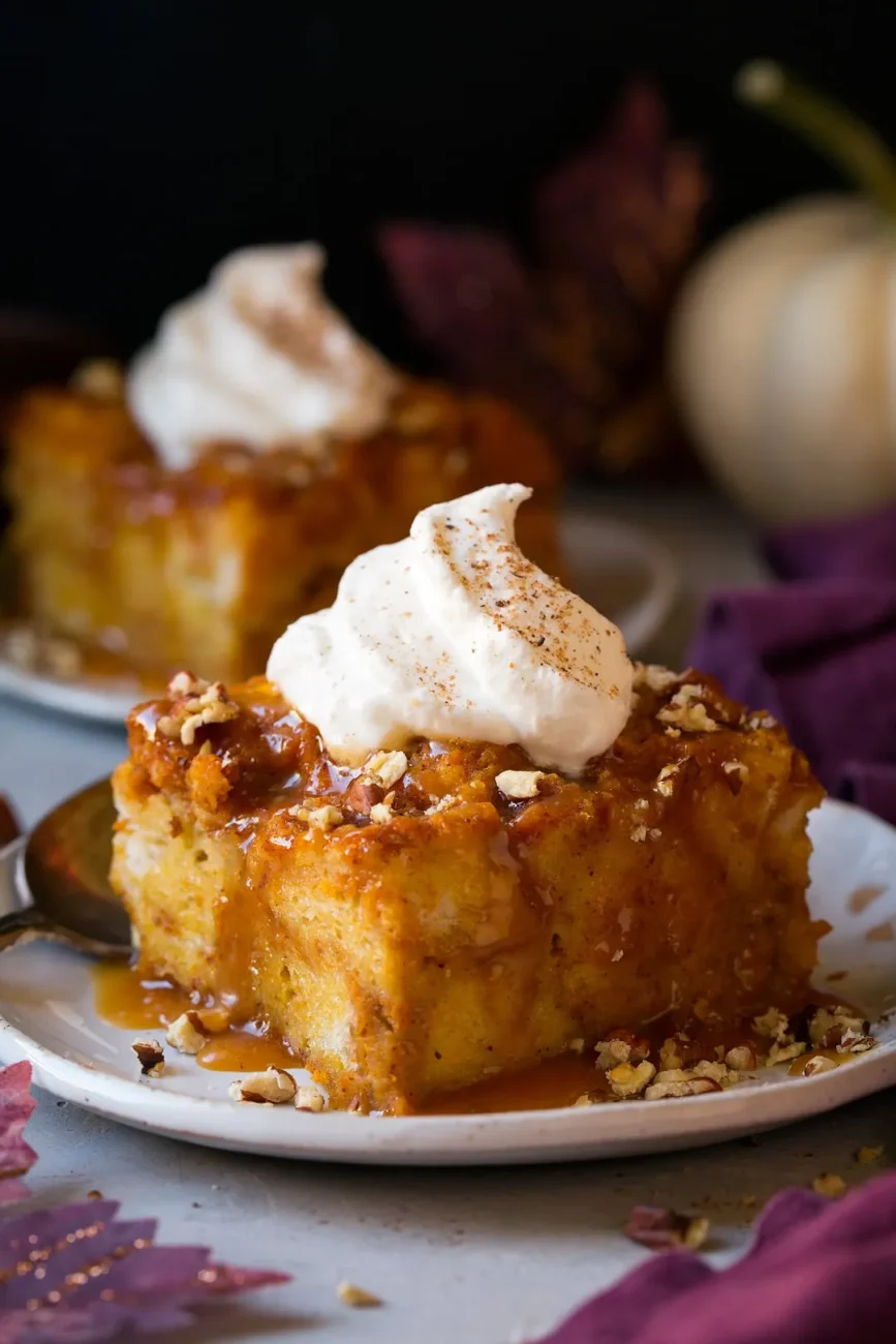 Pumpkin Bread Pudding