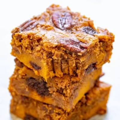 Pumpkin Cheese Praline Bars