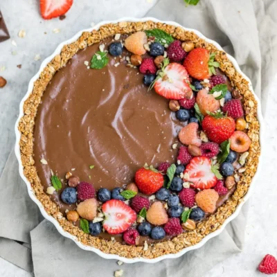 Pumpkin Chocolate Tart