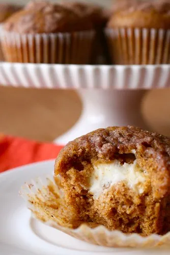 Pumpkin Cream Cheese Muffins