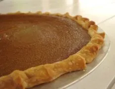 Pumpkin Eggnog Pie