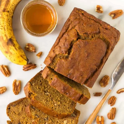 Pumpkin Pecan Banana Bread