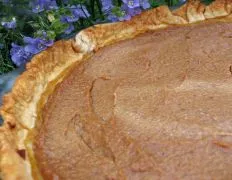 Pumpkin Pie Made With Tofu No Milk Or Eggs