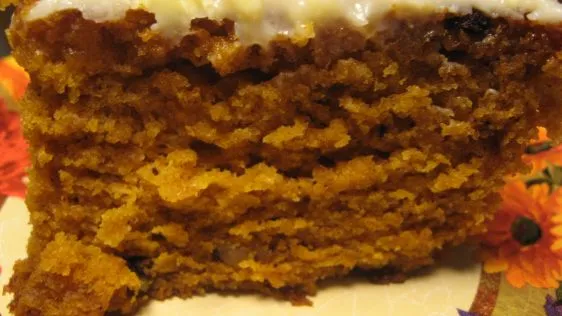 Pumpkin Raisin Bars