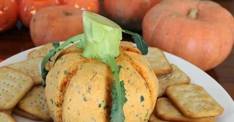 Pumpkin Shaped Cheese Ball