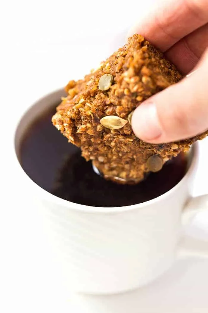 Pumpkin Spice Quinoa Breakfast Cookies