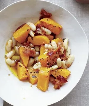 Pumpkin Squash , Leek, Bean And Bacon