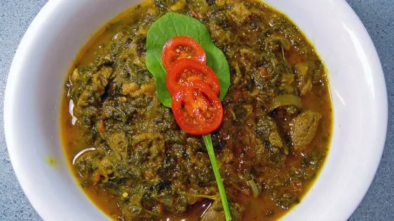 Punjabi Lamb In Spinach And Tomatoes