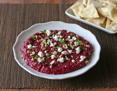 Pureed Beets With Yogurt & ZaAtar