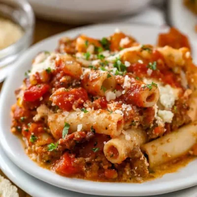 Quick And Easy Baked Ziti