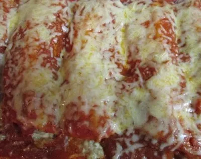 Quick And Easy Manicotti